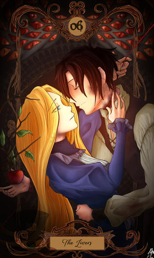 The Lovers - Tarot Card